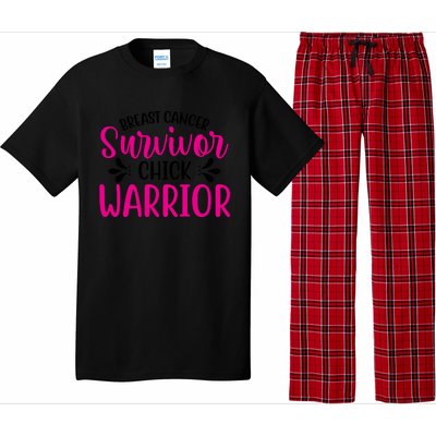 Breast Cancer Survivor Chick Warrior Pajama Set