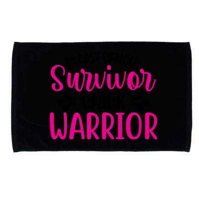 Breast Cancer Survivor Chick Warrior Microfiber Hand Towel