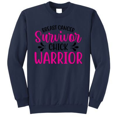 Breast Cancer Survivor Chick Warrior Sweatshirt