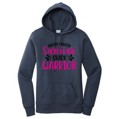 Breast Cancer Survivor Chick Warrior Women's Pullover Hoodie