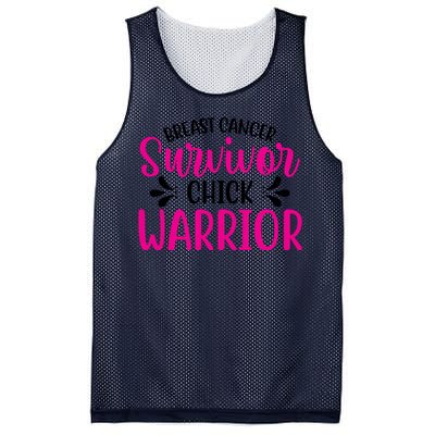 Breast Cancer Survivor Chick Warrior Mesh Reversible Basketball Jersey Tank