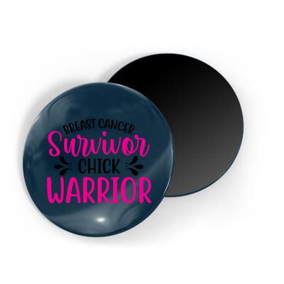 Breast Cancer Survivor Chick Warrior Magnet