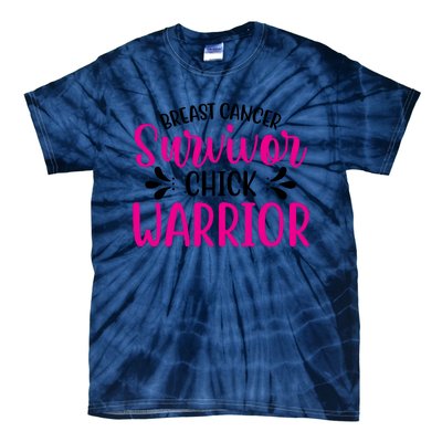 Breast Cancer Survivor Chick Warrior Tie-Dye T-Shirt