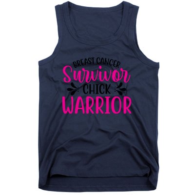 Breast Cancer Survivor Chick Warrior Tank Top