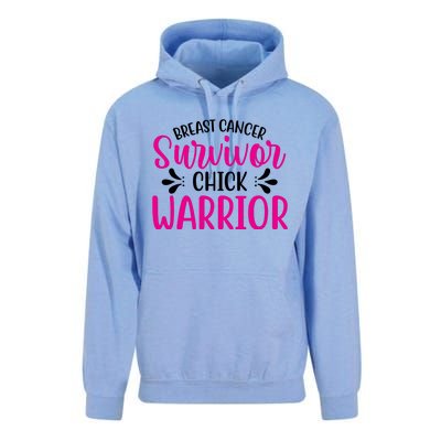 Breast Cancer Survivor Chick Warrior Unisex Surf Hoodie