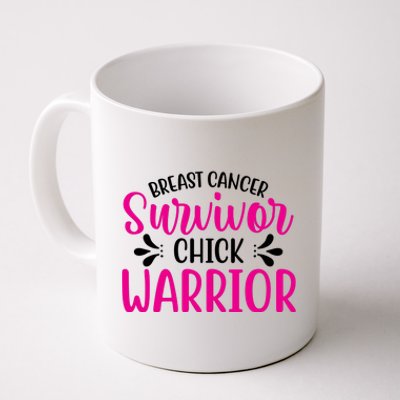 Breast Cancer Survivor Chick Warrior Coffee Mug