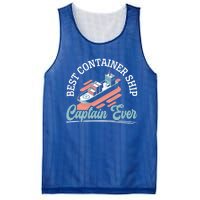 Best Container Ship Captain Ever Maritime Cargo Ship Gift Mesh Reversible Basketball Jersey Tank