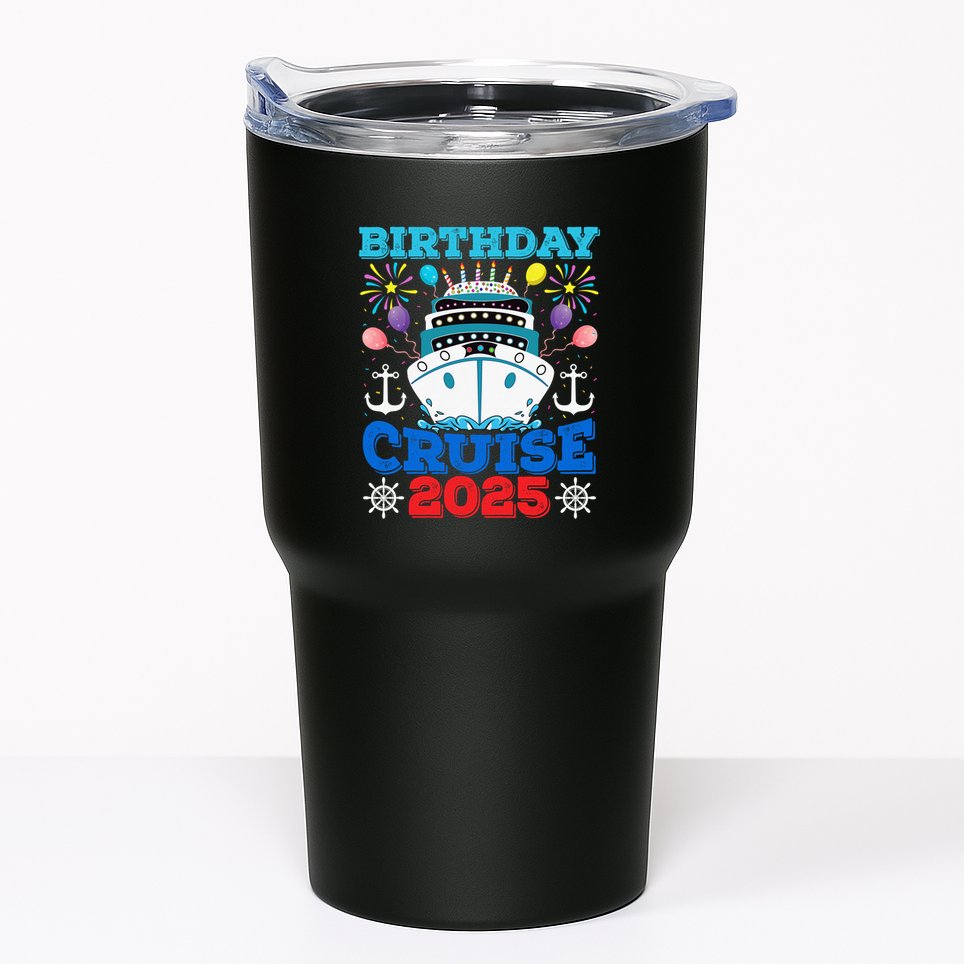 Birthday Cruise Squad 2025 Family Birthday Party Vacation Tumbler