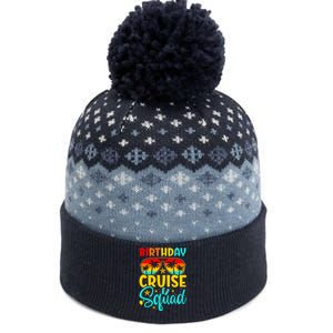 Birthday Cruise Squad Cruising Vacation Funny Crew The Baniff Cuffed Pom Beanie