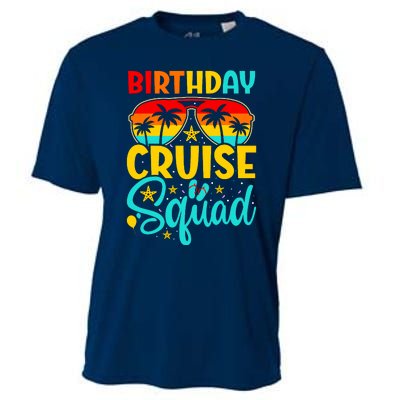 Birthday Cruise Squad Cruising Vacation Funny Crew Cooling Performance Crew T-Shirt