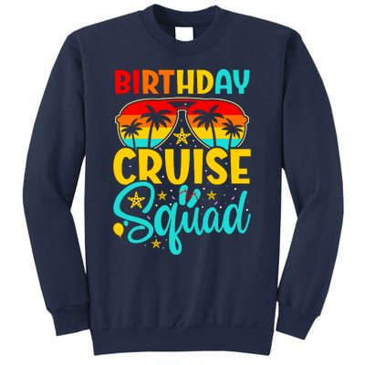 Birthday Cruise Squad Cruising Vacation Funny Crew Sweatshirt