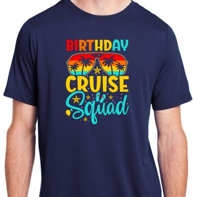 Birthday Cruise Squad Cruising Vacation Funny Crew Adult ChromaSoft Performance T-Shirt