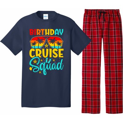 Birthday Cruise Squad Cruising Vacation Funny Crew Pajama Set