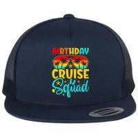 Birthday Cruise Squad Cruising Vacation Funny Crew Flat Bill Trucker Hat