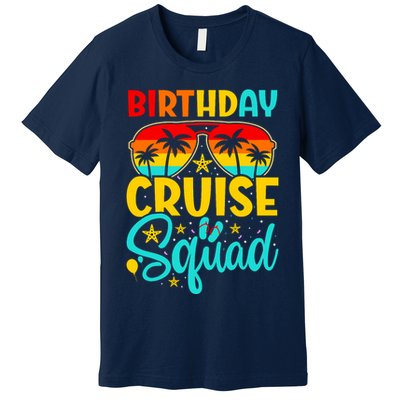 Birthday Cruise Squad Cruising Vacation Funny Crew Premium T-Shirt