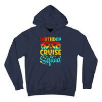 Birthday Cruise Squad Cruising Vacation Funny Crew Tall Hoodie