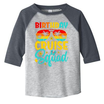 Birthday Cruise Squad Cruising Vacation Funny Crew Toddler Fine Jersey T-Shirt