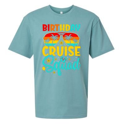 Birthday Cruise Squad Cruising Vacation Funny Crew Sueded Cloud Jersey T-Shirt