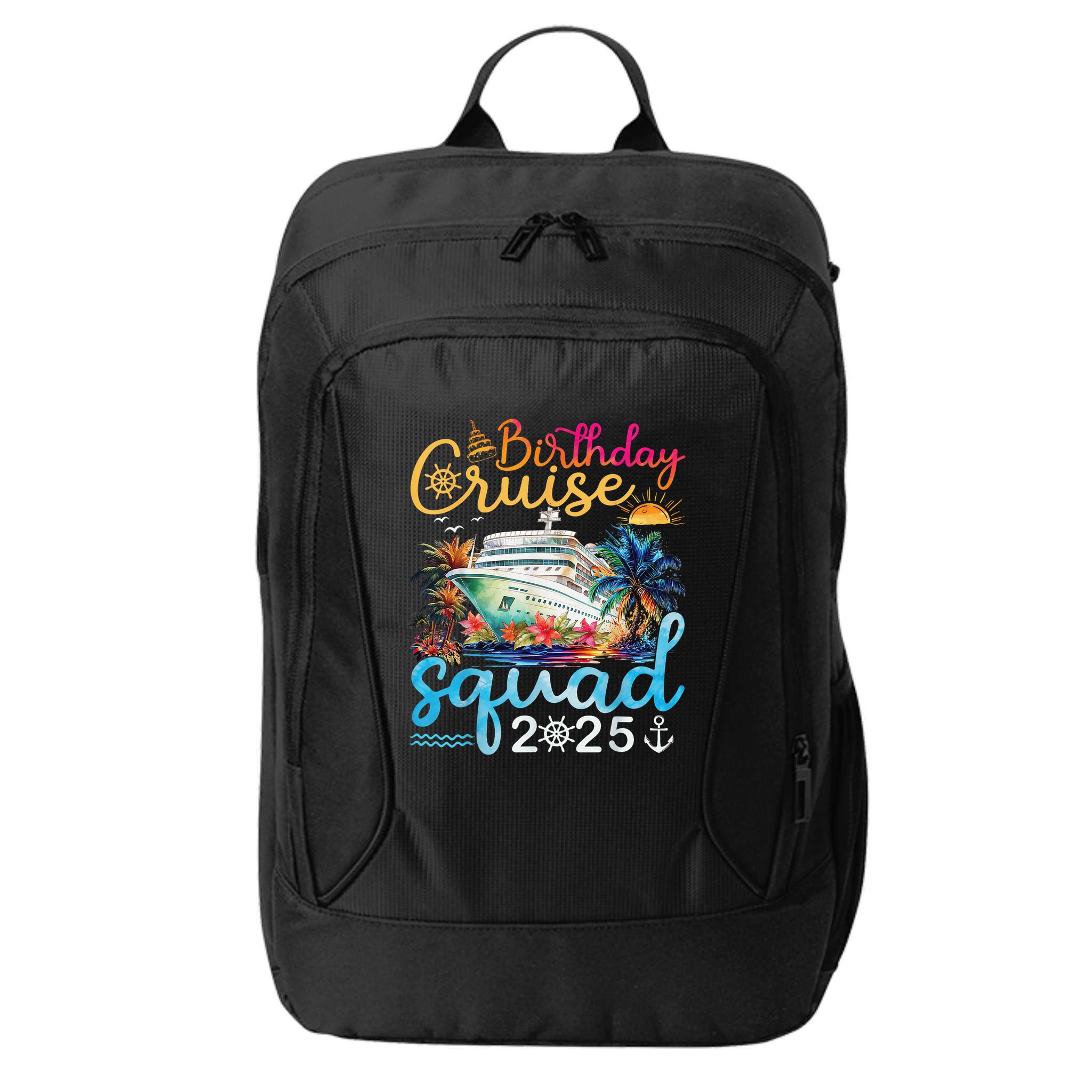 Birthday Cruise Squad 2025 Family Cruise Vacation Birthday City Backpack