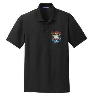 Birthday Cruise Squad 2025 Family Cruise Vacation Birthday Dry Zone Grid Polo