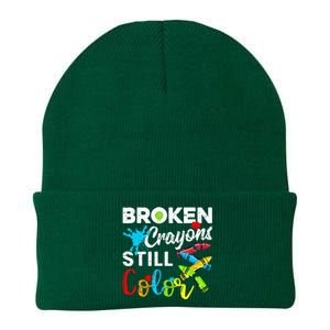 Broken Crayons Still Color Knit Cap Winter Beanie