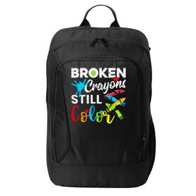 Broken Crayons Still Color City Backpack