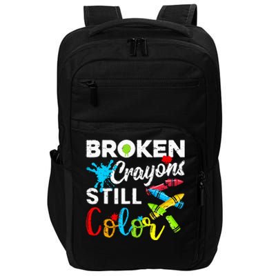 Broken Crayons Still Color Impact Tech Backpack