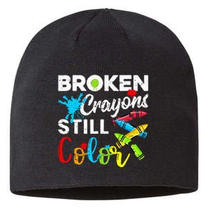 Broken Crayons Still Color Sustainable Beanie