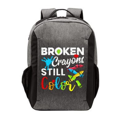 Broken Crayons Still Color Vector Backpack