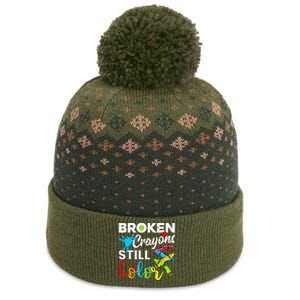 Broken Crayons Still Color The Baniff Cuffed Pom Beanie