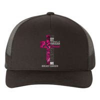 Breast Cancer Survivor Gifts Christian Pink Ribbon Mom Yupoong Adult 5-Panel Trucker Hat