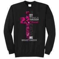 Breast Cancer Survivor Gifts Christian Pink Ribbon Mom Sweatshirt