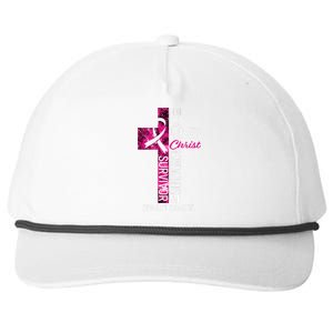 Breast Cancer Survivor Gifts Christian Pink Ribbon Mom Snapback Five-Panel Rope Hat