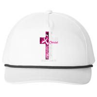 Breast Cancer Survivor Gifts Christian Pink Ribbon Mom Snapback Five-Panel Rope Hat