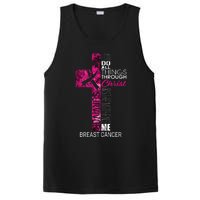 Breast Cancer Survivor Gifts Christian Pink Ribbon Mom PosiCharge Competitor Tank