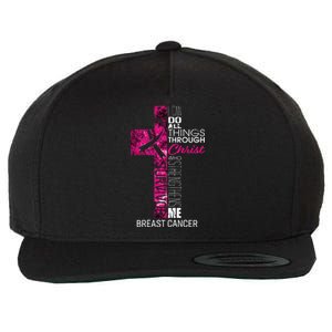 Breast Cancer Survivor Gifts Christian Pink Ribbon Mom Wool Snapback Cap