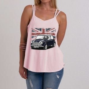 British Classic Sports Mini Car With Flag Women's Strappy Tank