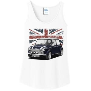 British Classic Sports Mini Car With Flag Ladies Essential Tank