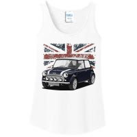 British Classic Sports Mini Car With Flag Ladies Essential Tank