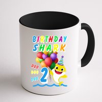 Baby Cute Shark Birthday Boy 2 Year Old Mug