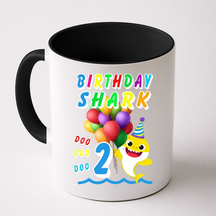 Baby Cute Shark Birthday Boy 2 Year Old Mug