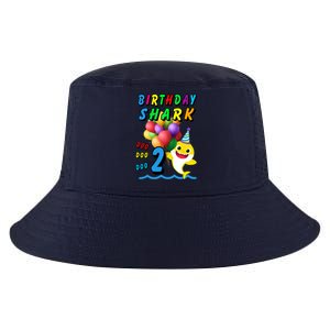 Baby Cute Shark Birthday Boy 2 Year Old Cool Comfort Performance Bucket Hat