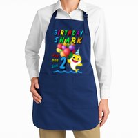 Baby Cute Shark Birthday Boy 2 Year Old Apron