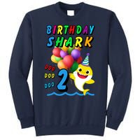 Baby Cute Shark Birthday Boy 2 Year Old Sweatshirt