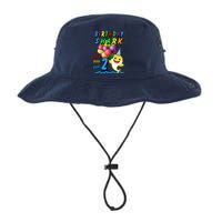 Baby Cute Shark Birthday Boy 2 Year Old Legacy Cool Fit Booney Bucket Hat