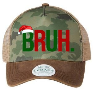 Bruh Christmas Santa Funny Legacy Tie Dye Trucker Hat