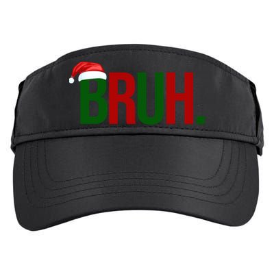 Bruh Christmas Santa Funny Adult Drive Performance Visor