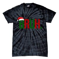 Bruh Christmas Santa Funny Tie-Dye T-Shirt