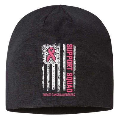 Breast Cancer Support Squad Breast Cancer Sustainable Beanie