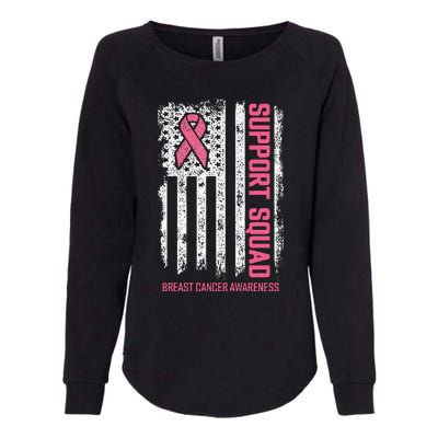 Breast Cancer Support Squad Breast Cancer Womens California Wash Sweatshirt